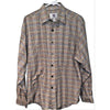 The Territory Ahead Striped Check Shirt Mens M Vintage 90s