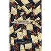 Ermenegildo Zegna Silk Tie Italy Art Deco Geometric Luxury Designer Necktie