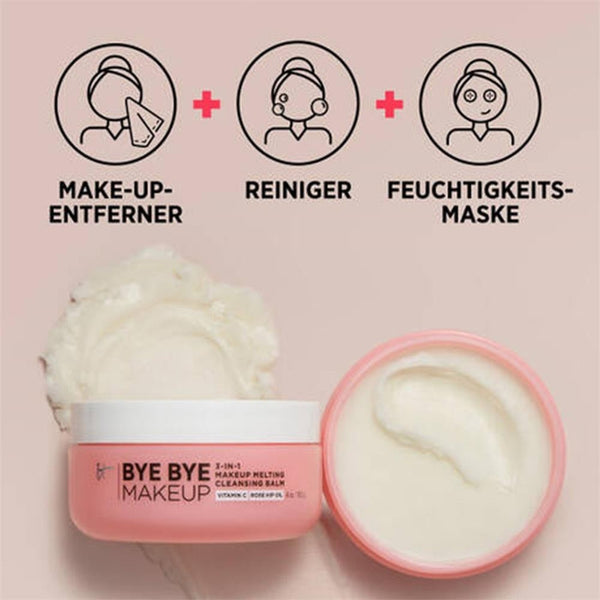 IT Cosmetics Bye Bye Makeup 3-in-1 Cleansing Balm Vitamin C 4oz Makeup Remover