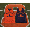 Syracuse Orange Player Worn Practice Jersey Reversible M USA Dodger Vintage 90’s