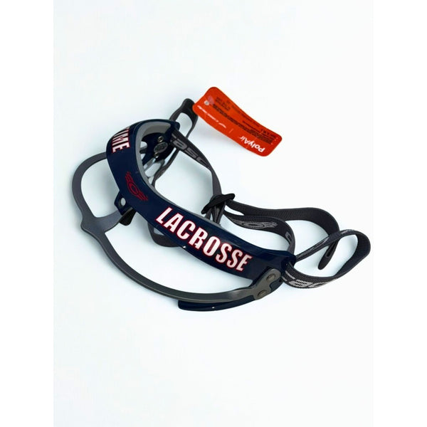 Cascade PolyAir-PA Showtime Lacrosse Goggles Navy Silver NWT ASTM F803