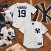 New York Yankees Masahiro Tanaka #19 Majestic MLB Jersey Men's Medium White