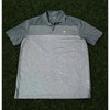 Masters Tech Augusta National Golf Polo Gray Striped Performance Shirt Sz S NWOT