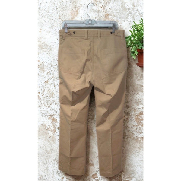 Ermenegildo Zegna Men’s Beige Stretch Cotton 5 Pocket Pants 33x30 Casual Italy