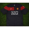 Manchester United Nike Jersey 2XL Black AIG Soccer Training Shirt 2009 2010 EPL