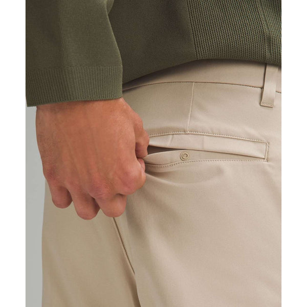 Lululemon Commission Pant Warpstreme Khaki Slim Trousers Men's 33x26 NWOT
