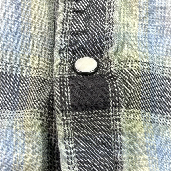 Polo Denim & Supply Ralph Lauren Western Pearl Snap Plaid Shirt Men’s XL EUC