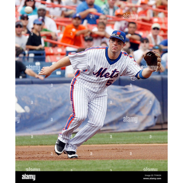 New York Mets David Wright 1986 Turn Back The Clock Pro Cut Majestic Jersey 52