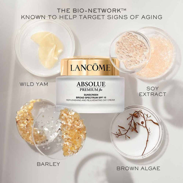 Lancome Absolue Premium ßx Sunscreen SPF 15 Replenishing Cream Travel Size 0.5oz