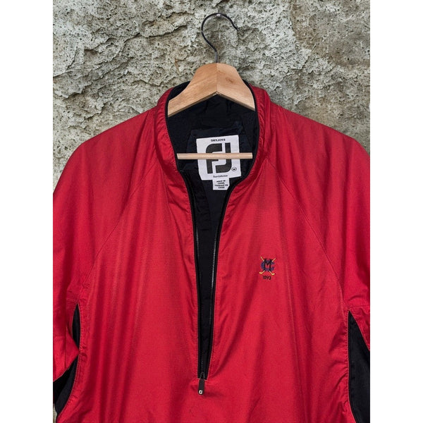 Montclair Golf Club FootJoy DryJoys HydroLite X Rain Shirt Jacket Mens M Red