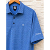 Team Titleist Tour Issued FootJoy Golf Polo Men's L Blue Stripe Rare TT Logo