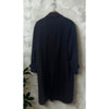 Burberrys London Burella Wool Coat Black 46R Made England Vintage Trench