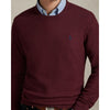 Polo Ralph Lauren Sweater 2XL Red Wine Pima Cotton Knit Crewneck Long Sleeve