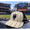 New York Mets New Era 59FIFTY Pinstripe Fitted Hat 7 3/8 USA Wool Y2K MLB Cap