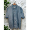 Peter Millar Blue Fan Print Short Sleeve Button Shirt XL NWOT MSRP $155