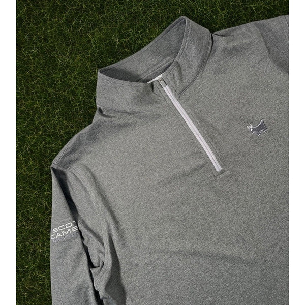 Peter Millar Scotty Cameron Crown Sport Perth 1/4 Zip Pullover XL Gray