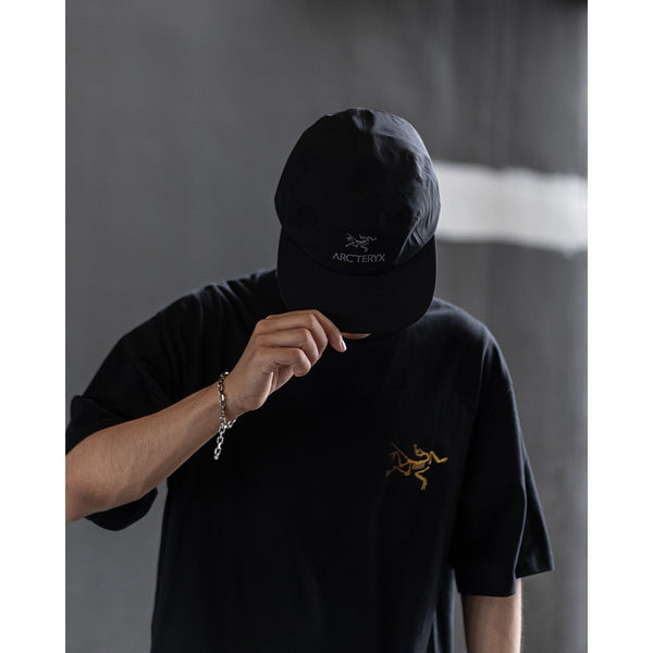 Arc'teryx Gore Tex 5 Panel Performance Cap Lightweight Outdoor Hat Black
