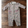 Ralph Lauren Baby Floral One Piece Romper Long Sleeve Pink Blue 3M Infant