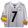 NFL Pittsburgh Steelers Ben Roethlisberger 7 Reebok Black Sewn Jersey Men XL