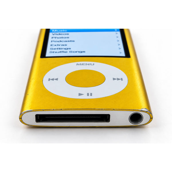 Apple iPod Nano 4th Gen A1285 8GB Yellow MP3 Music Player Vintage
