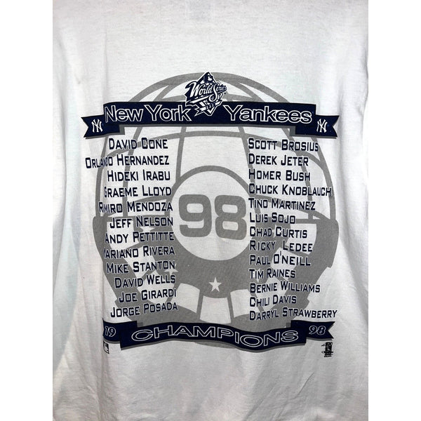 New York Yankees 1998 World Series Champions Caricature T-Shirt Youth 14/16 NWT