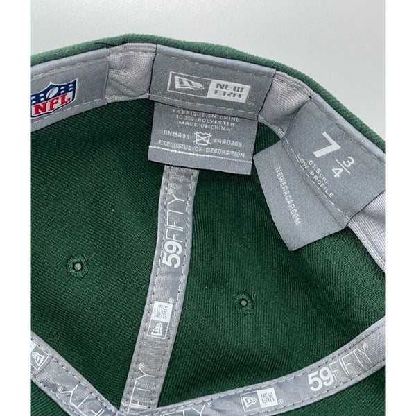 New York Jets Joe Tippmann Signed 59FIFTY Fitted Hat 7 3/4 Stadium Shadow Green