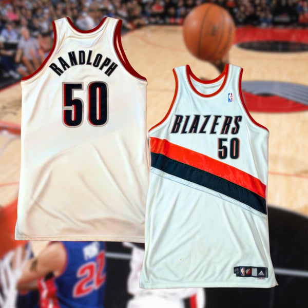 Portland Trail Blazers Zach Randolph NBA Game Used Jersey '06-07 Adidas Sz 48 +4