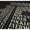 Taylor Swift The Eras Tour T-Shirt Black Size L Official Tour Merch EUC