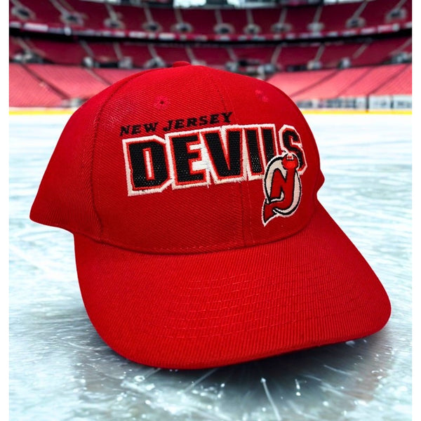 New Jersey Devils Sports Specialties Shadow Snapback Hat Cap Vintage NHL OSFA