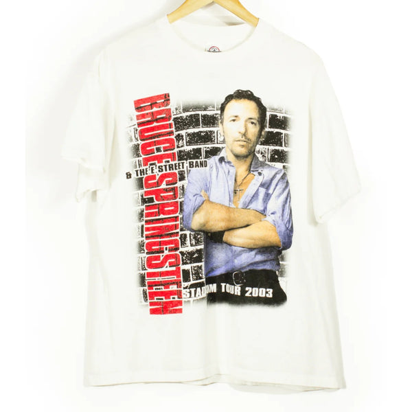 Bruce Springsteen & The E Street Band 2003 Stadium Tour Giants Stadium Tee Sz XL