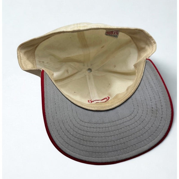 Stanford University New Era Hat 7 5/8 USA Fitted Block S Cardinal Cap Vintage