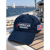 New York Yacht Club American Magic Helly Hansen Hat Navy USA Sailing Cap Rare