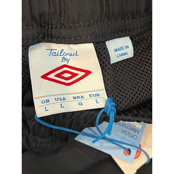 Manchester City Umbro 3/4 Training Pants Mens Large NWT MCFC Soccer Football