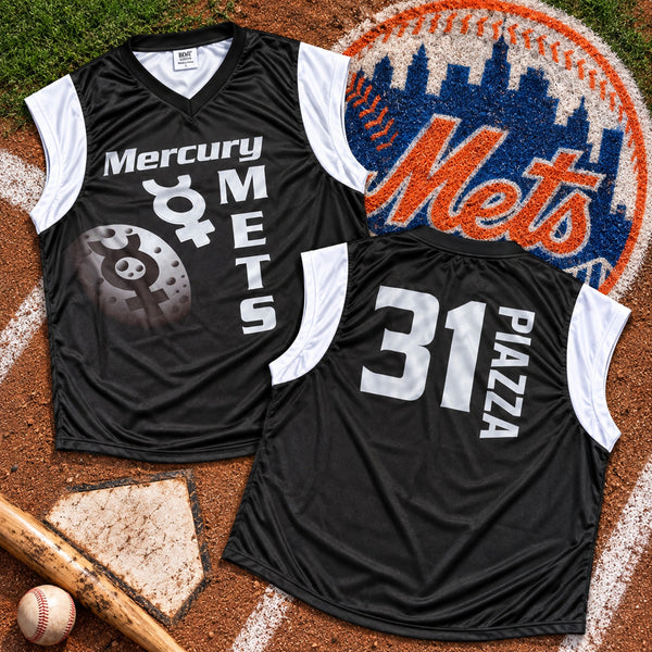 Mercury Mets Mike Piazza Jersey Large SGA 7/27 Citi Field New York Mets NWOT