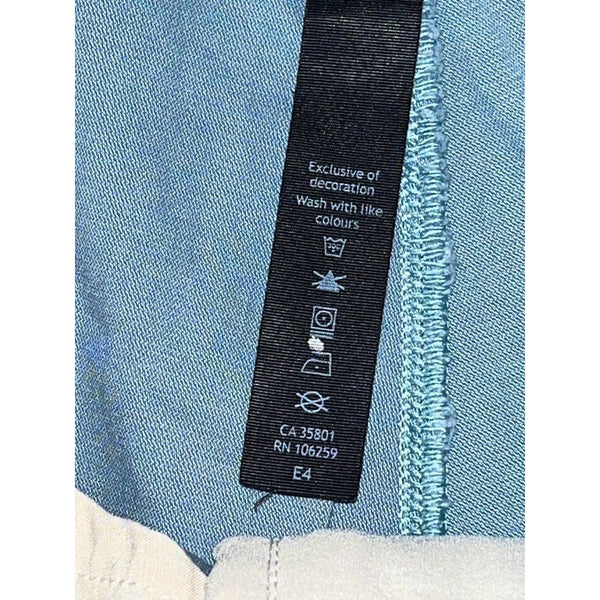 Lululemon Commission Short Chino Relaxed 9" ABC Warpstreme Blue Cast 33 NWOT