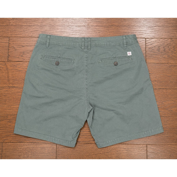 Marine Layer Cotton Twill Chino Shorts 7" Men's 36 Green Stretch NWOT $88
