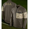 New York Giants Nike Salute to Service 1/2 Zip Pullover Men's M NWT NFL Olive