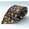 Ermenegildo Zegna 100% Silk Tie Apple Pattern Made in Italy