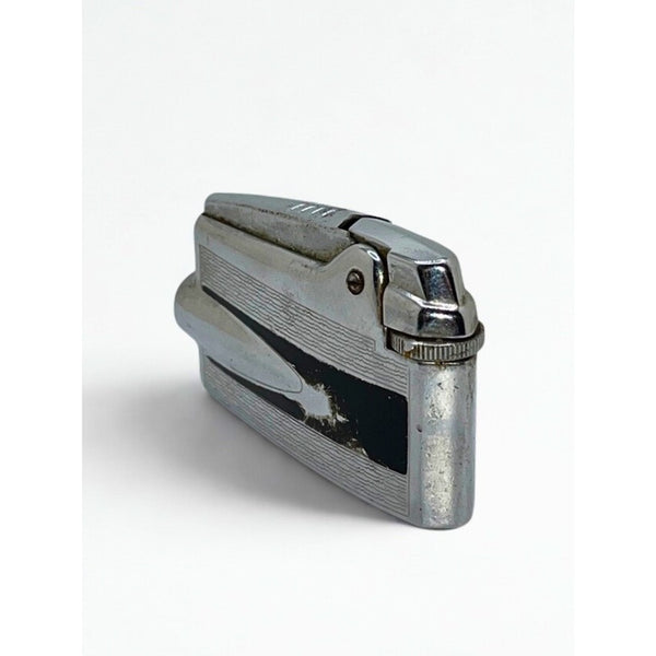 Ronson Varaflame Premier Vintage Cigarette Lighter 1950s 60s Chrome Mid Century