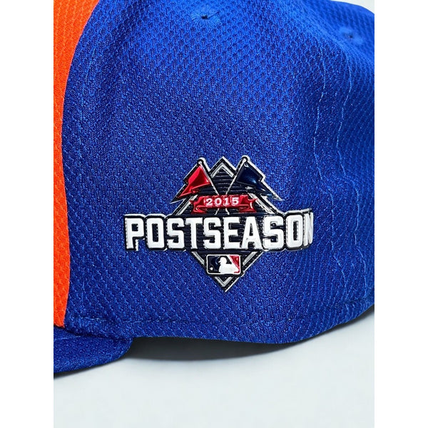New York Mets Mr Met 2015 Postseason New Era 59FIFTY Fitted Hat Size 7 5/8 NWT