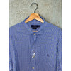 Polo Ralph Lauren Classic Fit Performance Blue Check Button-Down Shirt 2XL NWT