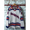 New York Rangers Mats Zuccarello Zucc Reebok CCM NHL Jersey Fight Strap Size 52