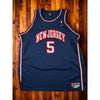 Jason Kidd New Jersey Nets Nike Swingman Jersey 4XL +2 Blue NBA EUC Y2K