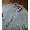 Polo Ralph Lauren Denim Harrington Jacket Mens L Full Zip Blue Vintage 1980s