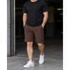 Dixxon Hybrid Shorts Mens 38 Brown Poly Spandex Lightweight Wicking NWOT 10"