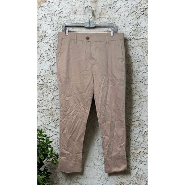 Faherty Reserve Movement Pants Mens 32x30 Khaki Stretch Chino Casual Portugal