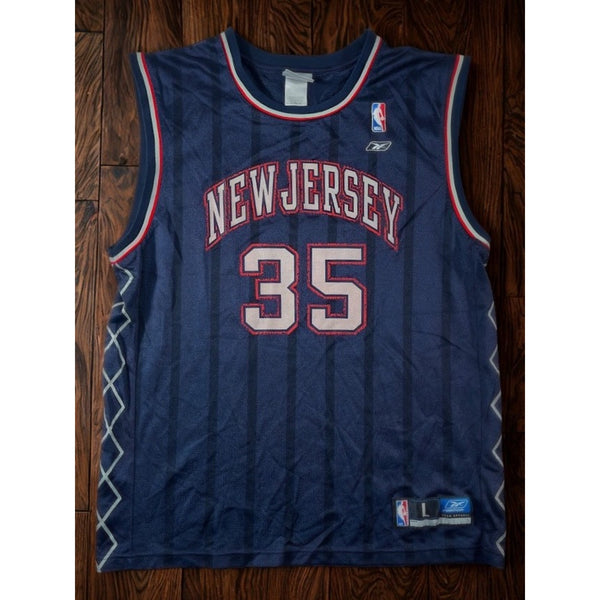 Jason Collins New Jersey Nets Reebok Jersey Y2K Size L Rare LGBTQ Vintage