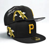 Pittsburgh Pirates New Era Cloud Icon 59FIFTY Hat Black 7 3/8 NWT Rare