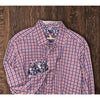 Robert Graham Button Front Shirt Textured Geometric Flip Cuff Men's Sz. 2XL EUC
