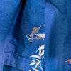 Tommy Bahama Bamboo Floral Camp Shirt Blue Hawaiian Button Up Men's XL Cotton